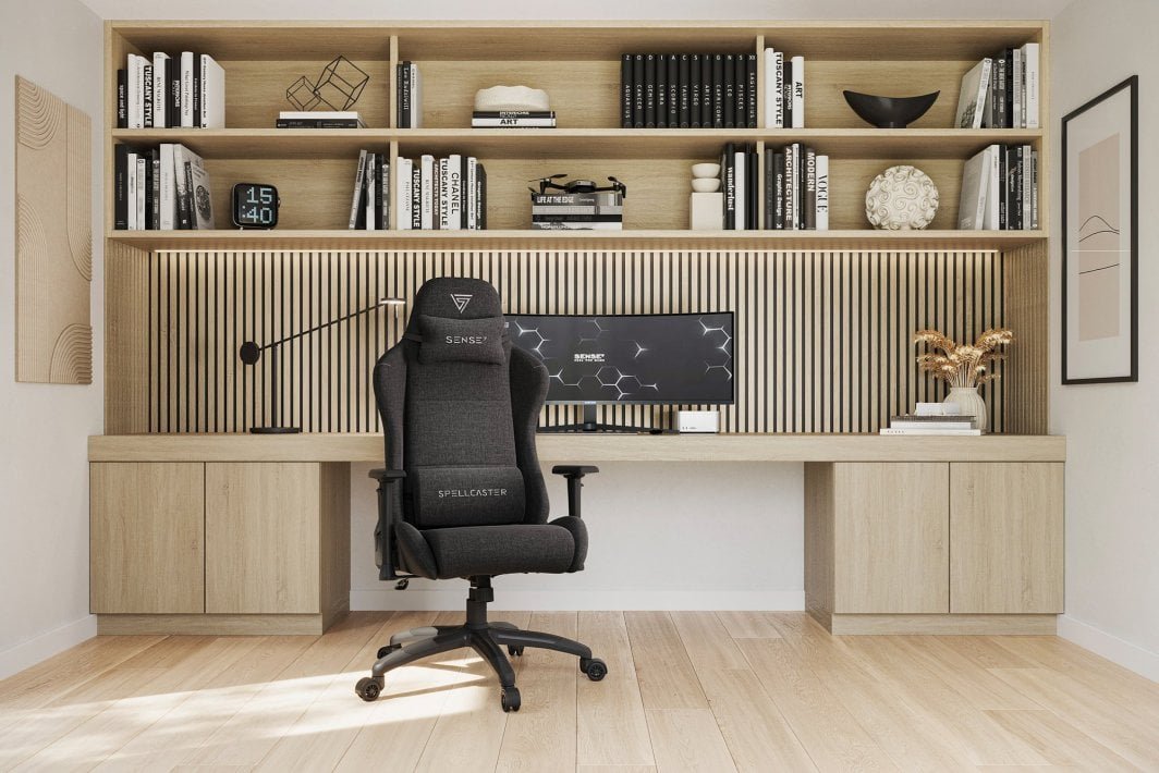 SENSE7 Spellcaster FUKU XL Chair, Material, Black - Thumbnail 2