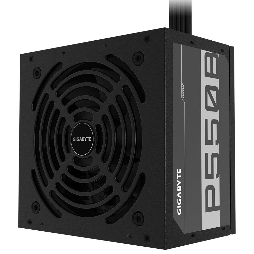 Gigabyte P550B Power Supply, 20+4 pin ATX, 550 W, Black - Image 1