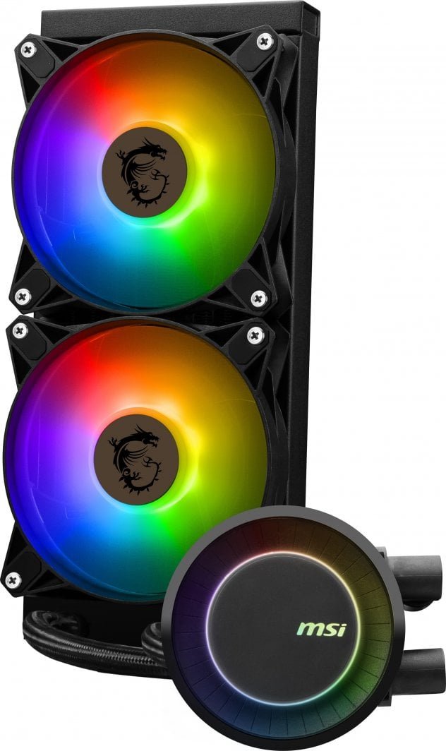 MSI MAG CoreLiquid E240 Water Cooler, 240mm, ARGB, Black - Thumbnail 6