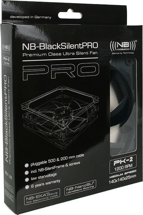Noiseblocker BlackSilent Pro PK2 Cooler, 140 mm - Thumbnail 4