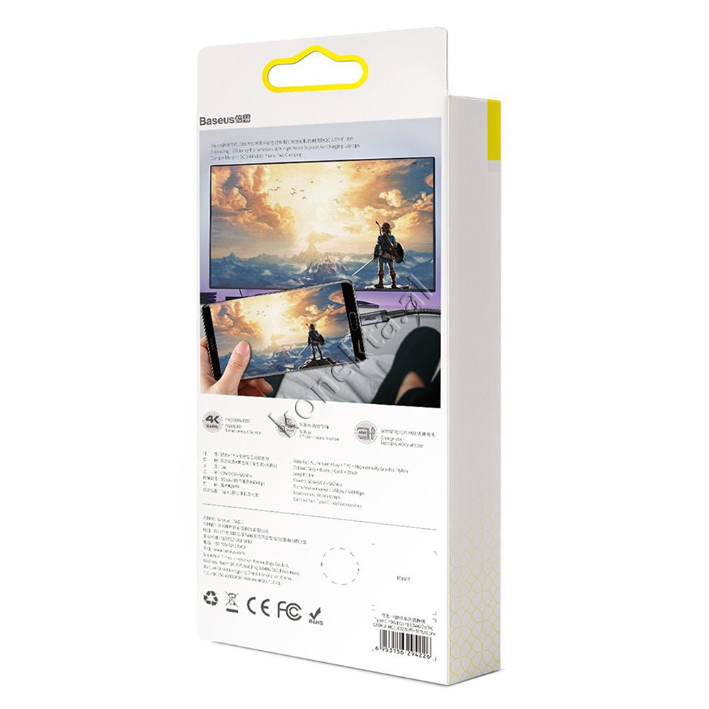Baseus KLF 1m Type-C Cable, PD3.1 Gen2, 100W - Thumbnail 8