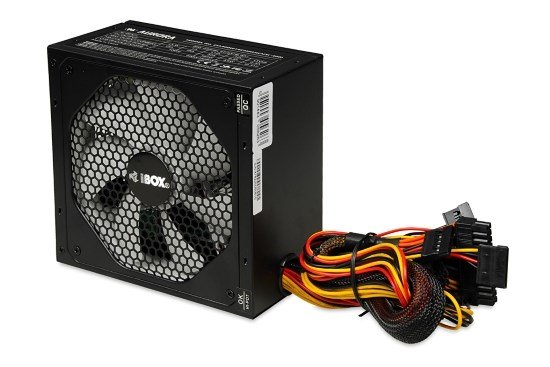 iBOX Aurora Power Supply, 500W, 140mm, ATX, Black - Thumbnail 3