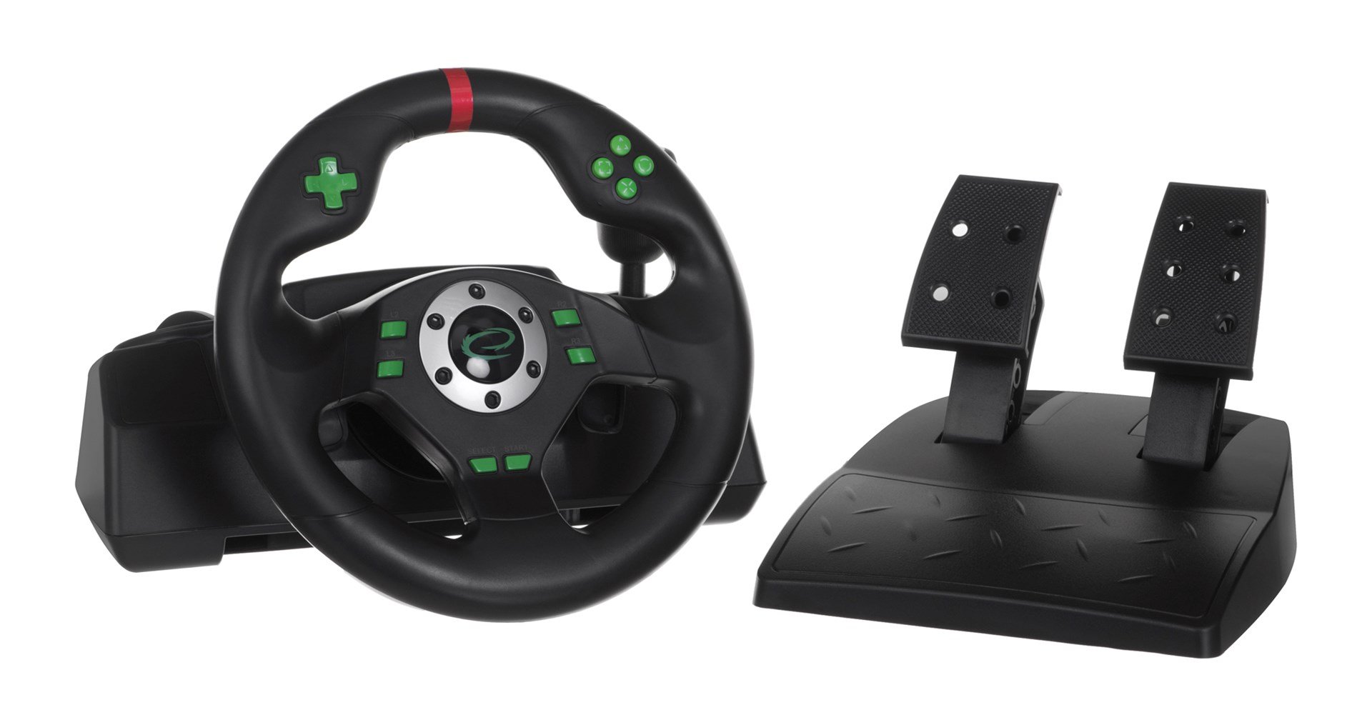 Esperanza Playstation Racing Wheel, Pedals and Gear Shifter, Playstation 3 Digital USB - Image 1
