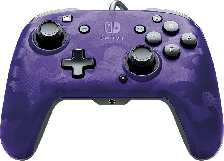 PDP Delux+ Controller Audio Camo, Wired, Purple - Image 1