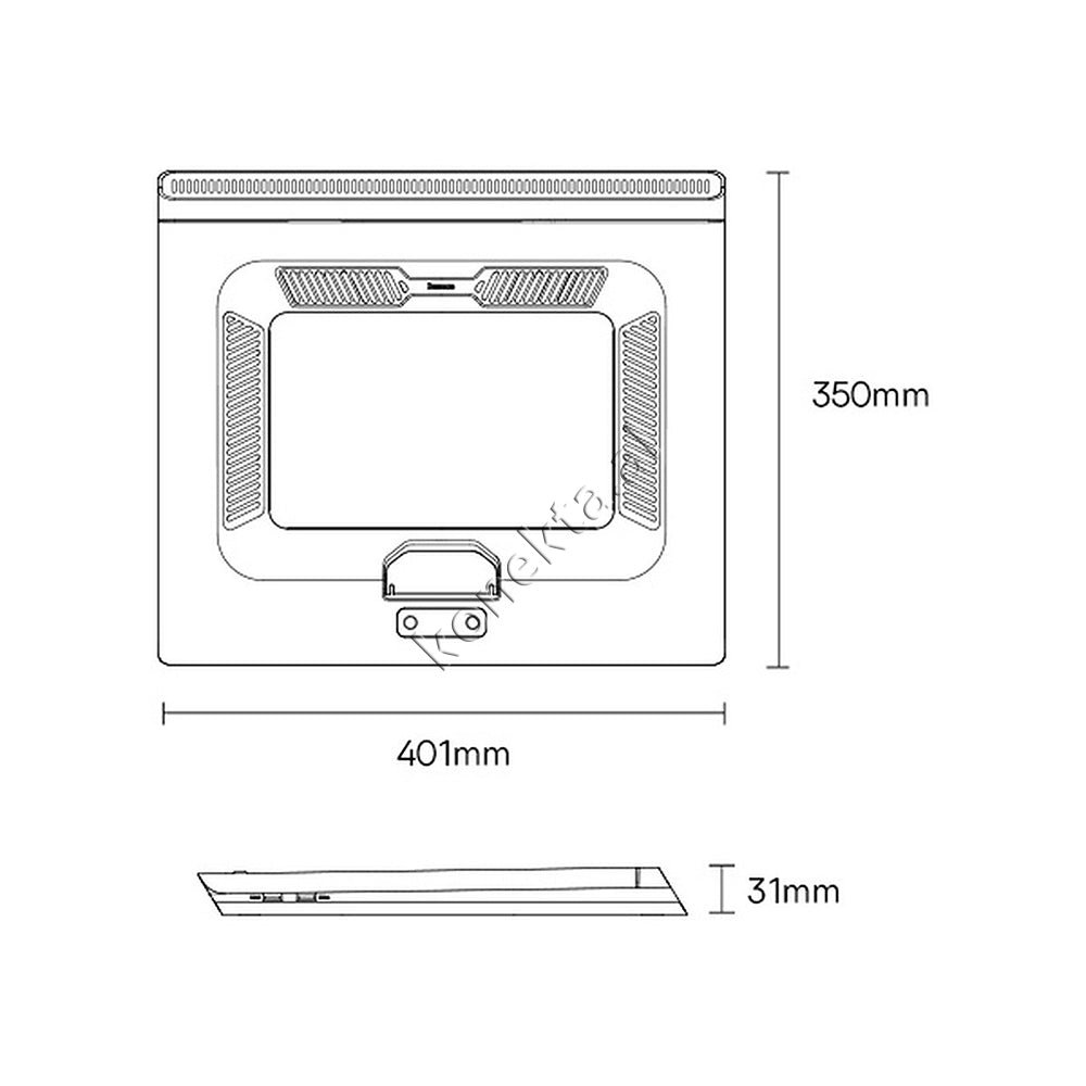 Baseus Laptop Holder with Cooler, Dark Gray - Thumbnail 26