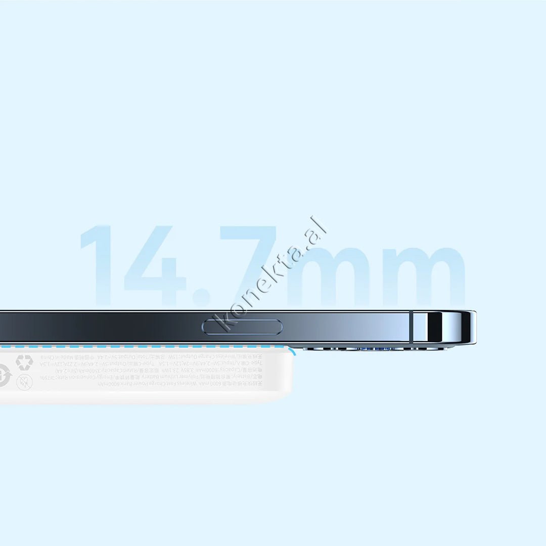 Baseus 6000mAh 20W External Battery, Wireless MagSafe Charging - Thumbnail 29