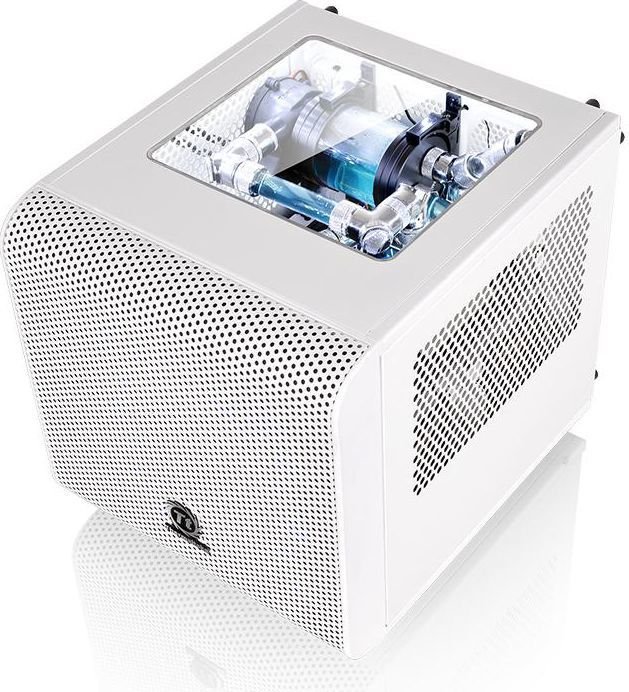 Thermaltake Core V1 Snow Edition Case, Mini Tower - Thumbnail 5