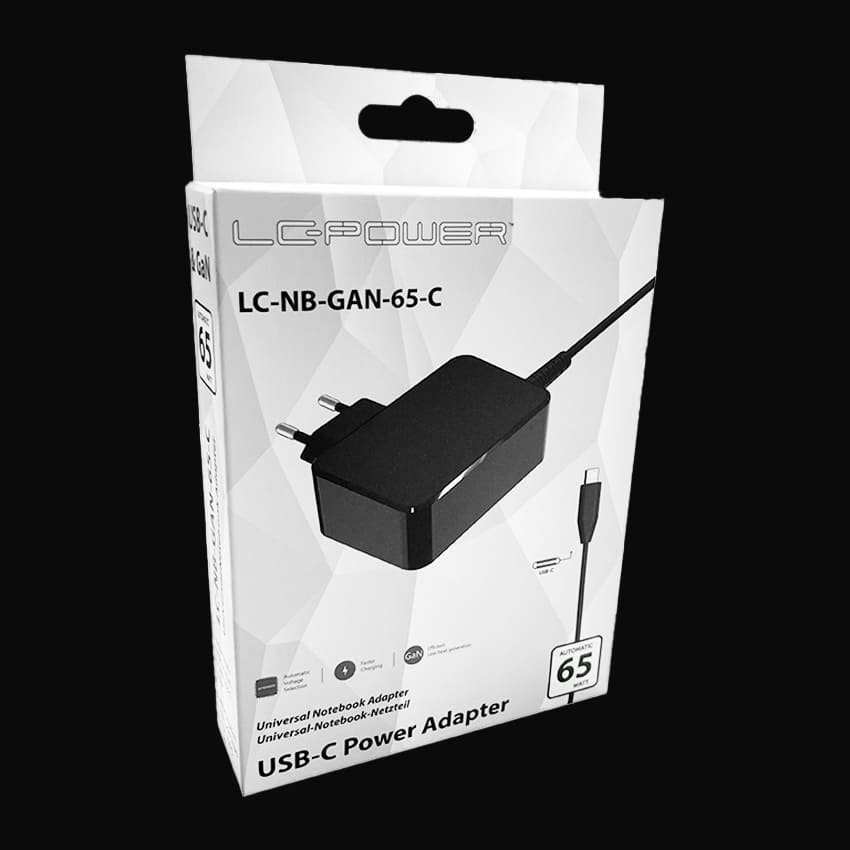 LC-NB-GAN-65-CGaN Notebook PSU with 65W - Image 1