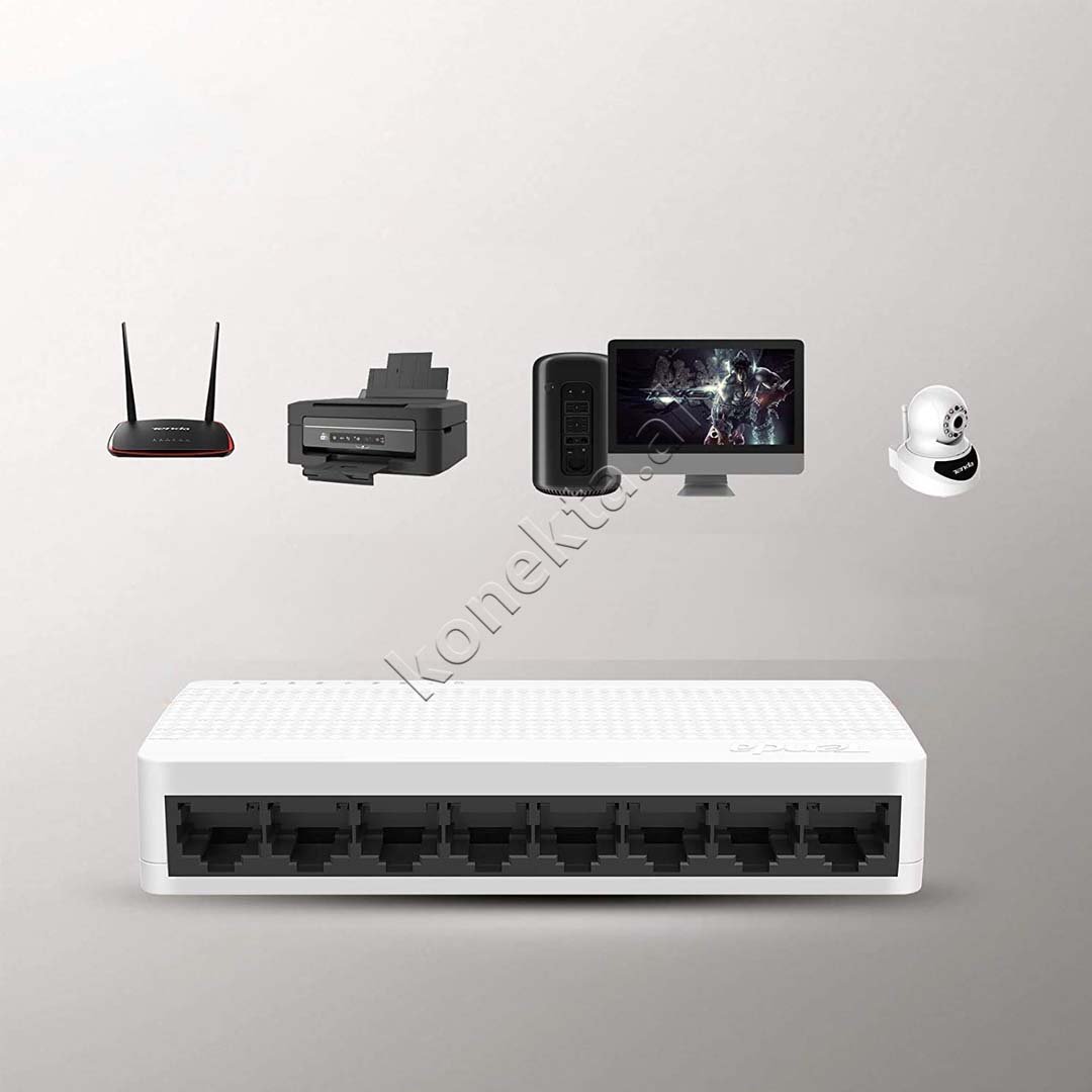 Tenda V8.0 Switch Me 8 Porta - Thumbnail 6