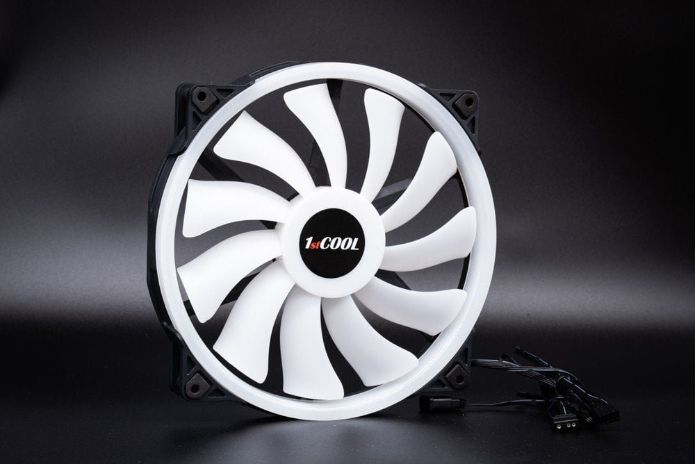 1stCOOL AURA EVO F20 ARGB Cooler, 200 mm - Thumbnail 2