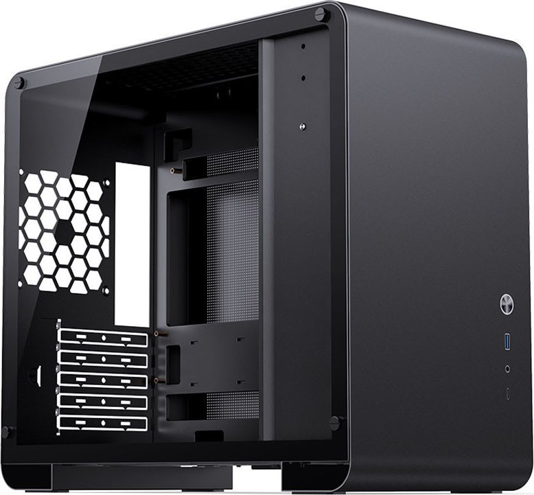 Jonsbo U4 Mini TG Case, Black, Mini Tower - Image 1