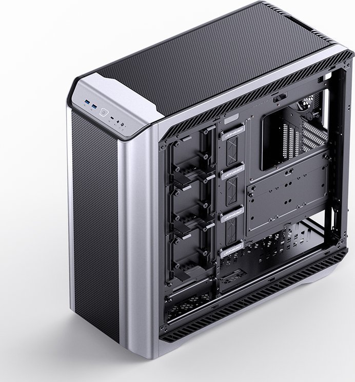 Jonsbo D500 ARGB Case, Black and Silver, Full Tower - Thumbnail 15