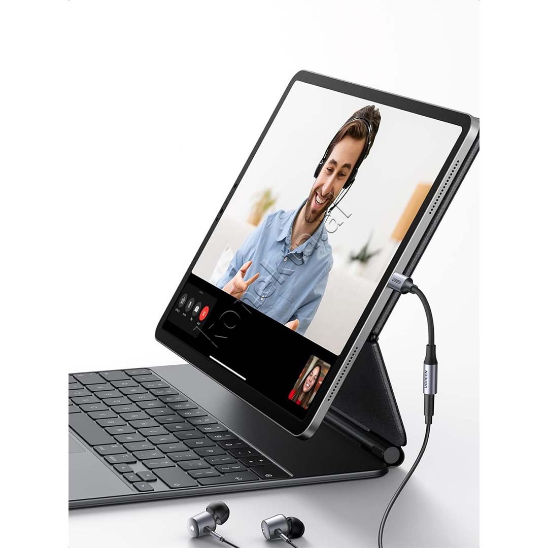 UGreen Type-C to Aux 3.5mm Adapter, Grey - Thumbnail 5