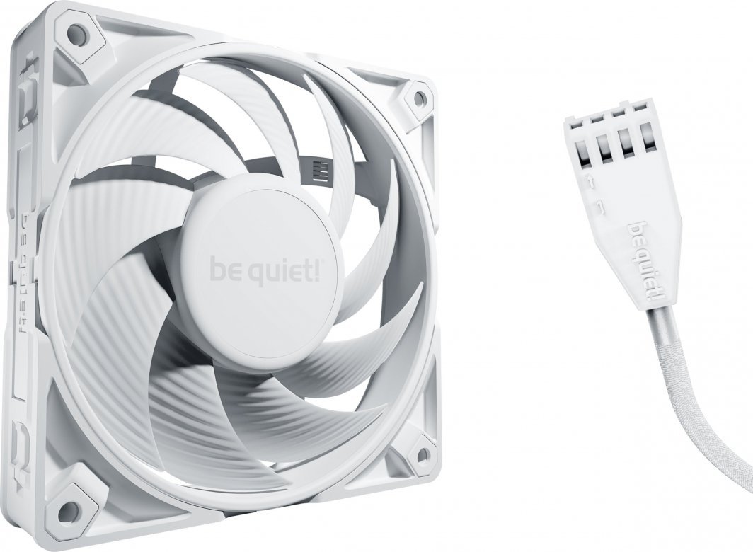 Be quiet! Silent Wings Pro 4 PWM Fan, 120 mm, White - Thumbnail 2