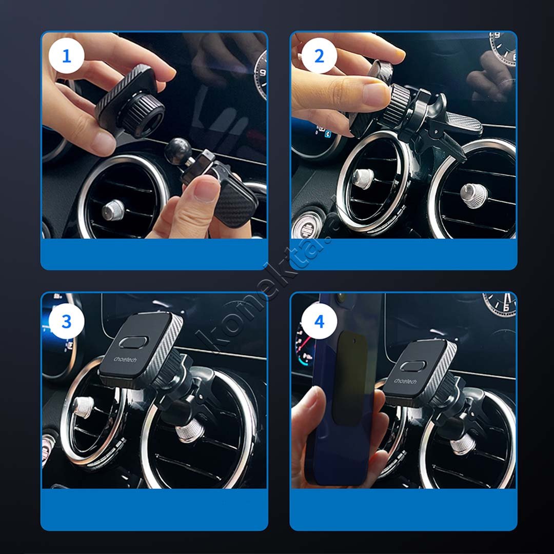 Choetech Phone Holder with Magnet for Car - Thumbnail 10