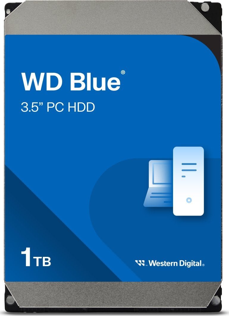 WD Caviar Blue HDD, 1TB, 3.5" SATA III - Image 1