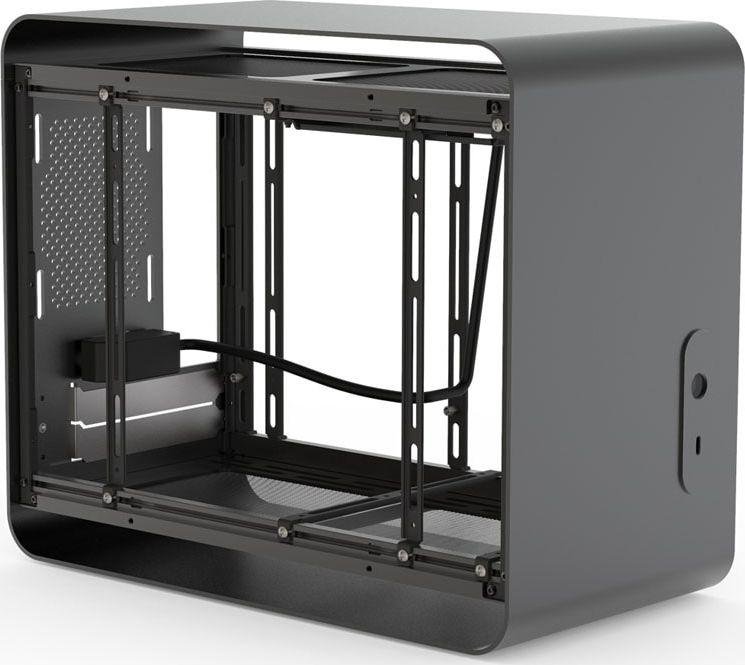 Streacom DA2 V2 Case, Black, Mini Tower - Thumbnail 4