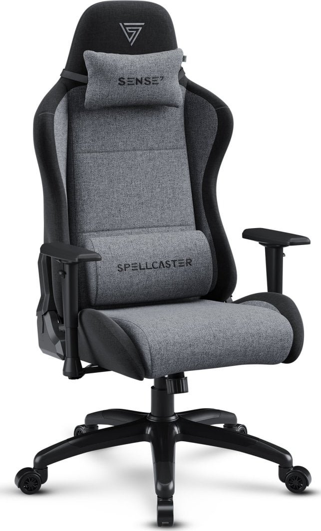 SENSE7 Spellcaster FUKU XL Chair, Material, Grey/Black - Image 1