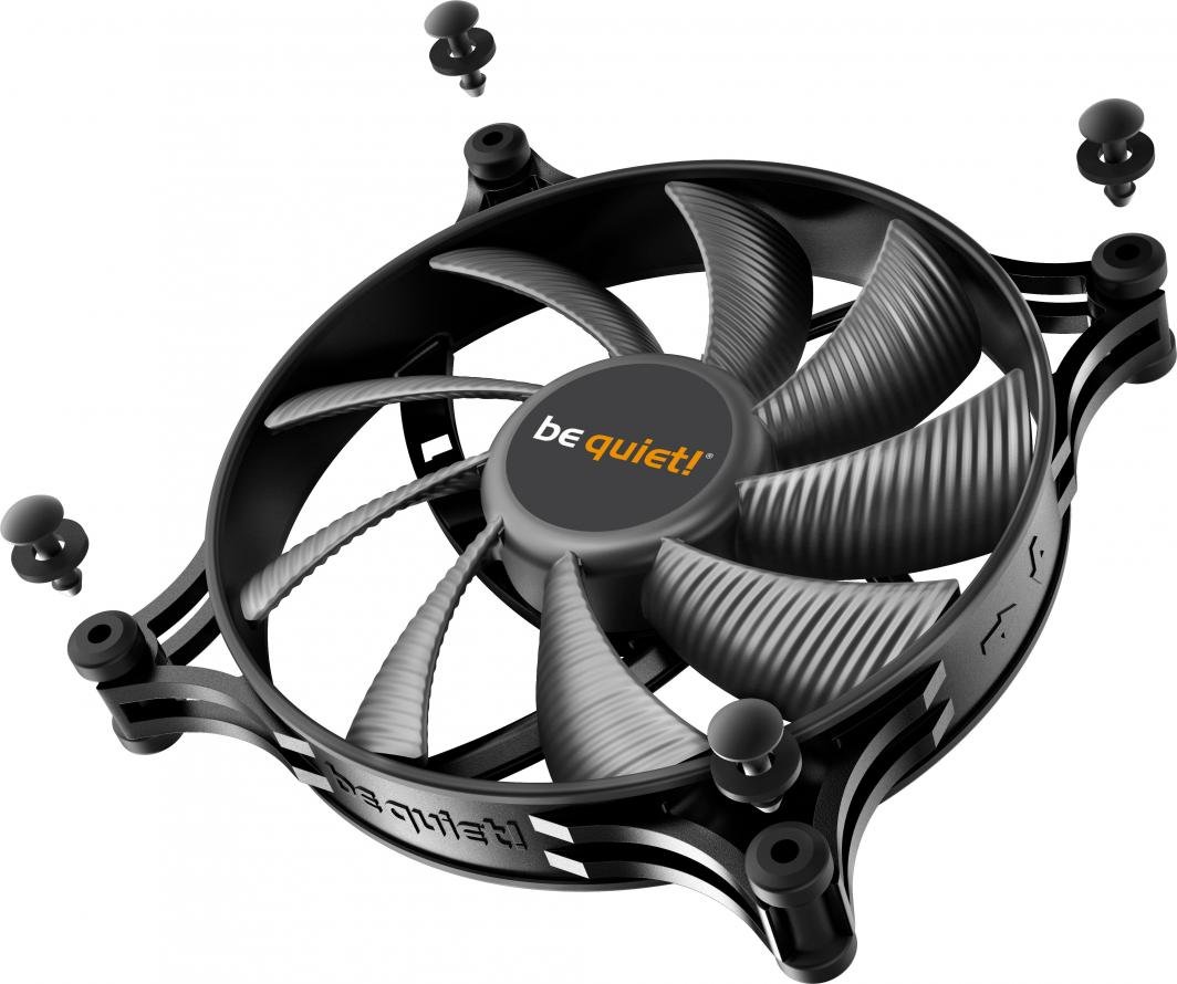 Be quiet! Shadow Wings 2 PWM Cooler, 140 mm, Black - Thumbnail 4