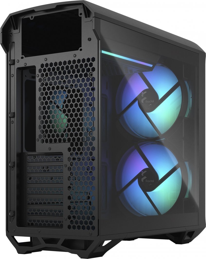 Fractal Design Torrent Compact RGB Case, Black TG Light Tint, Midi Tower - Thumbnail 3