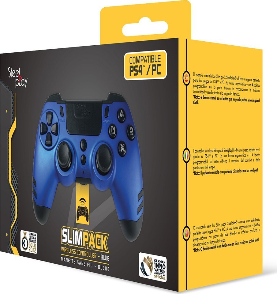 HP SteelPlay Slim Pack Controller, Wireless, Multicolor - Thumbnail 5