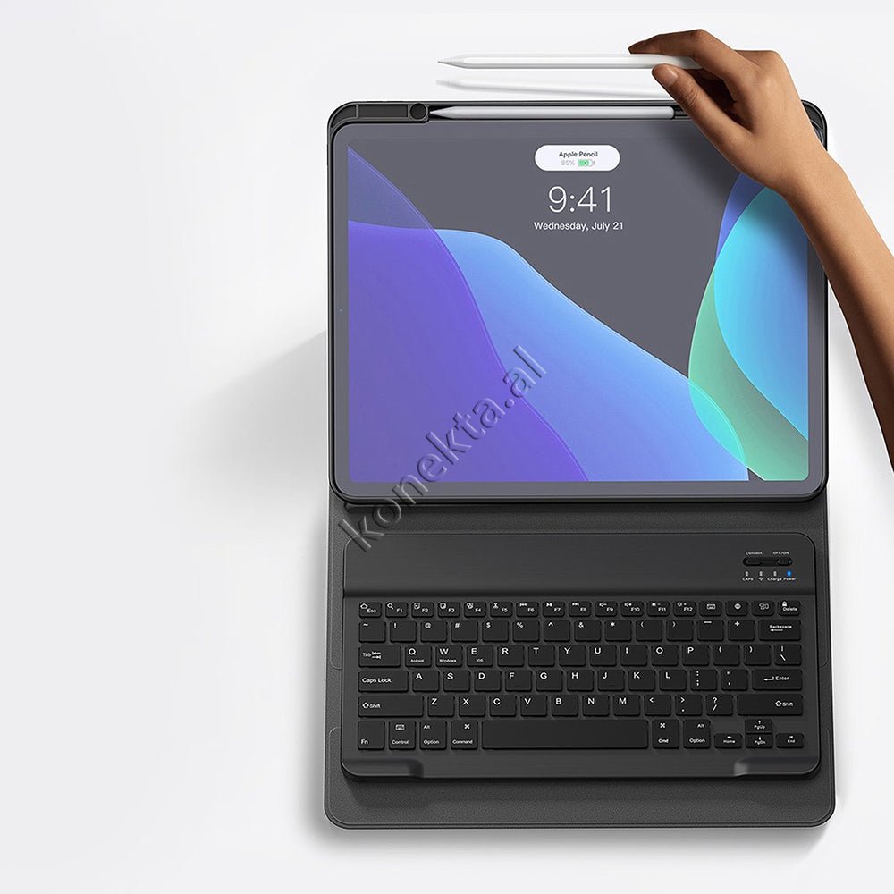 Baseus Cover Leather with Keyboard for iPad 12.9 Inch - Thumbnail 6