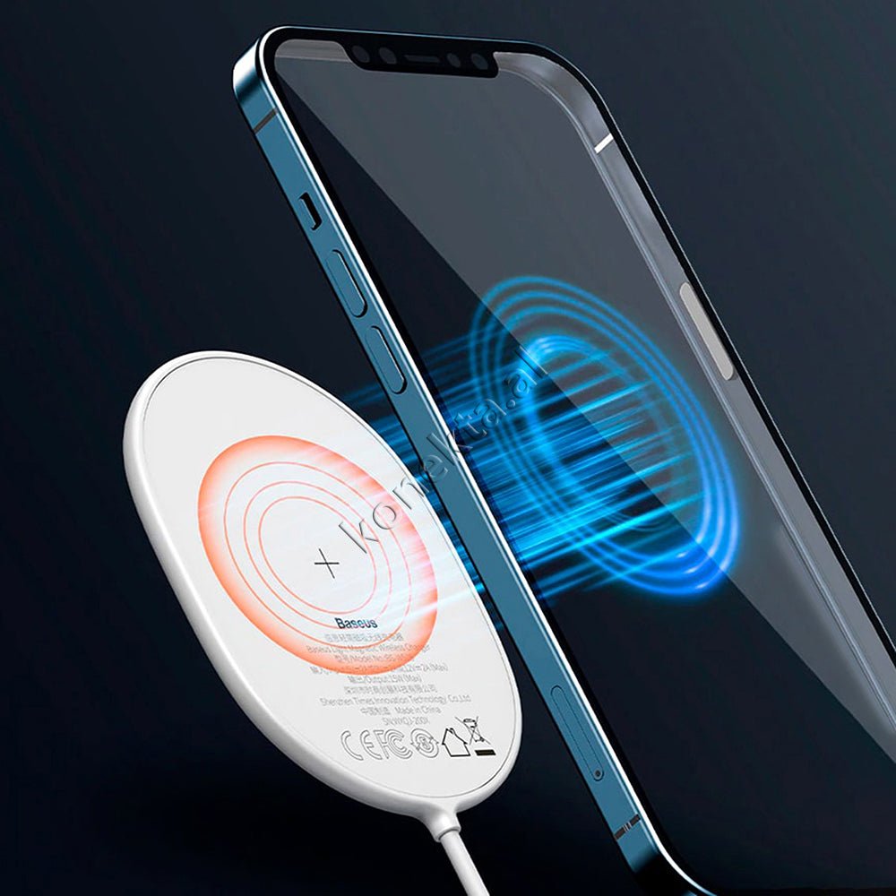 Baseus Fast Charge Wireless Charger, White, 15W - Thumbnail 3