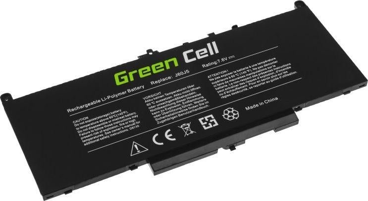 Dell J60J5 Battery for Latitude E7270/E7470 (DE135), 7.6V, 5800mAh, Li-Poly - Image 1