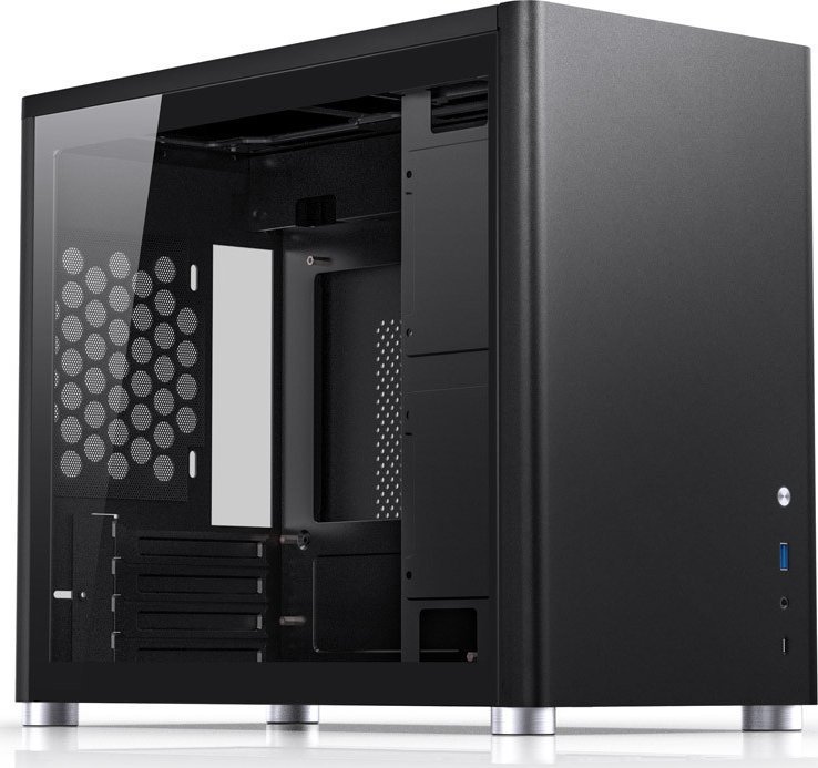 Jonsbo D30 Case, Black, Micro Tower - Image 1