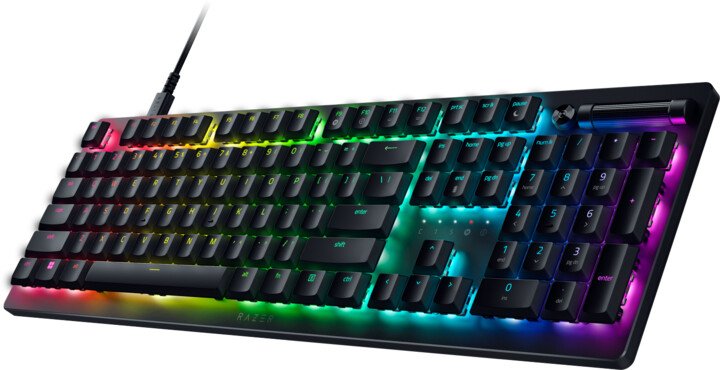 Razer DeathStalker V2 Keyboard, Red switch, US, Black - Thumbnail 5