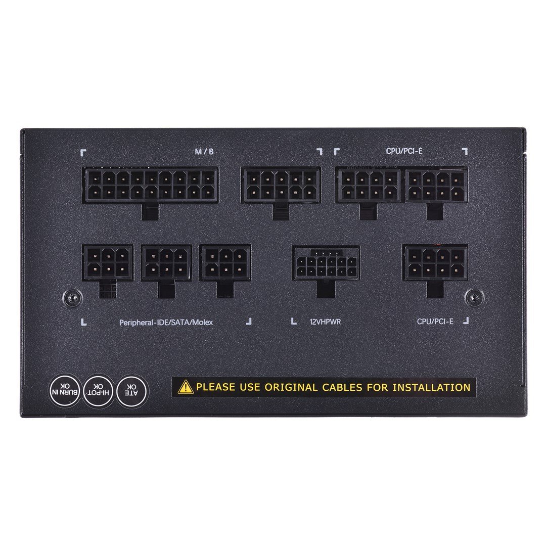 Gigabyte UD1000GM PG5 Power Supply, 20+4 pin ATX, 1000 W, Black - Thumbnail 3