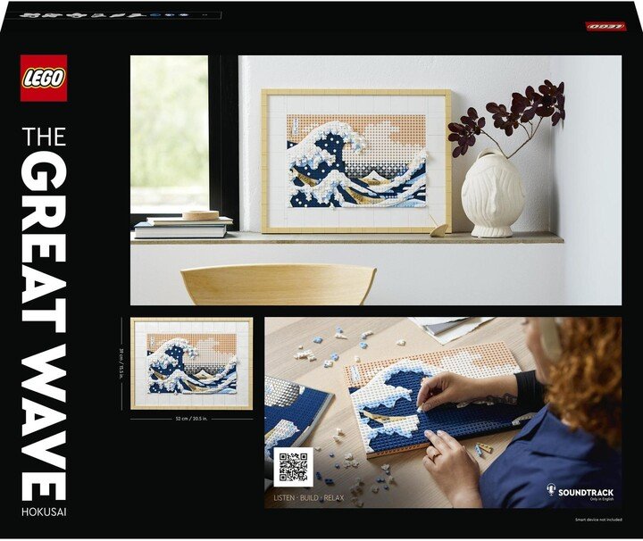 LEGO Art 31208 Hokusai The Great Wave Set, 1810 Pieces - Thumbnail 7