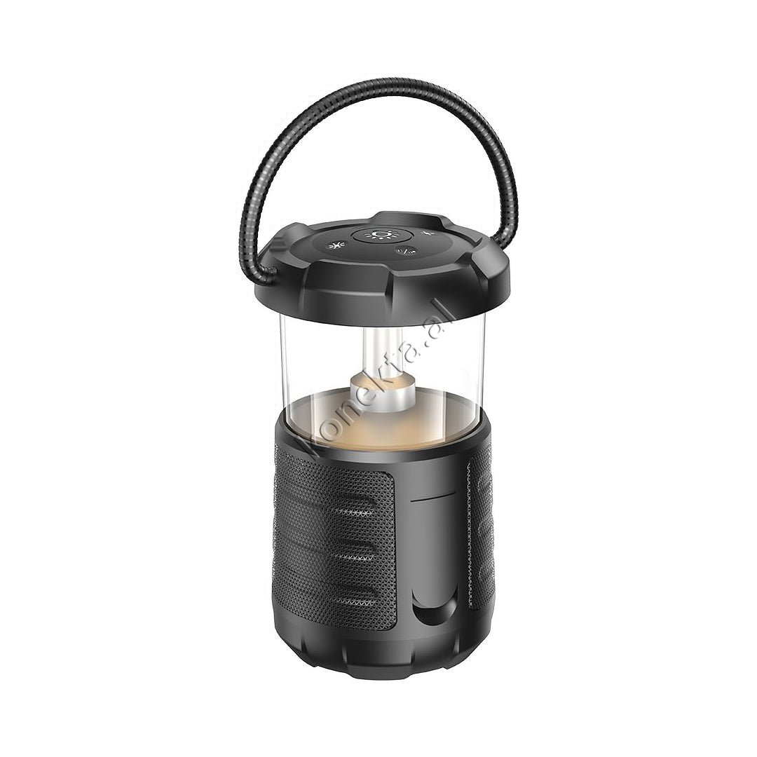 XO Boks Bluetooth Me Drite LED, Black and Green - Image 1