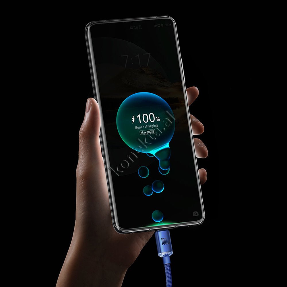 Baseus USB Ne Type-C Charging Cable, 100W, 1.2m - Thumbnail 13
