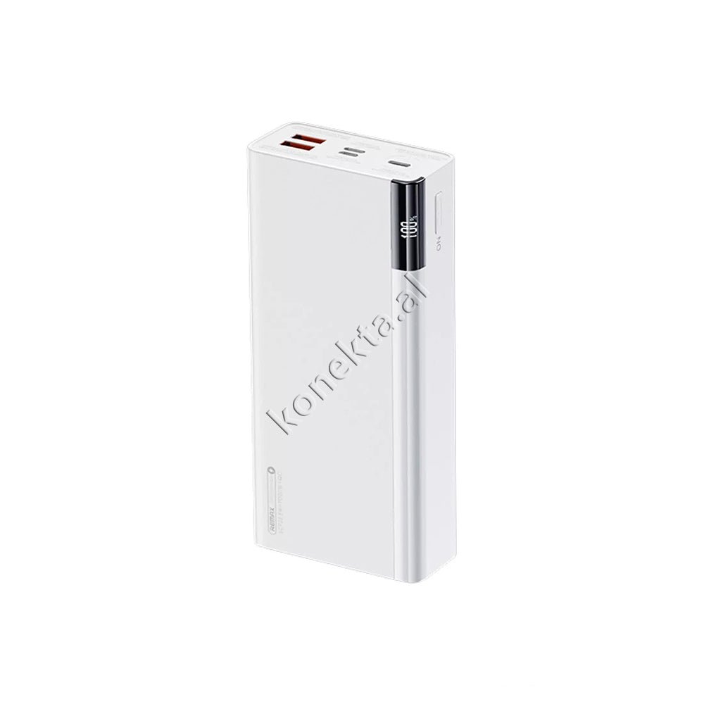 REMAX 30000mAh Power Bank, White / Blue - Image 1