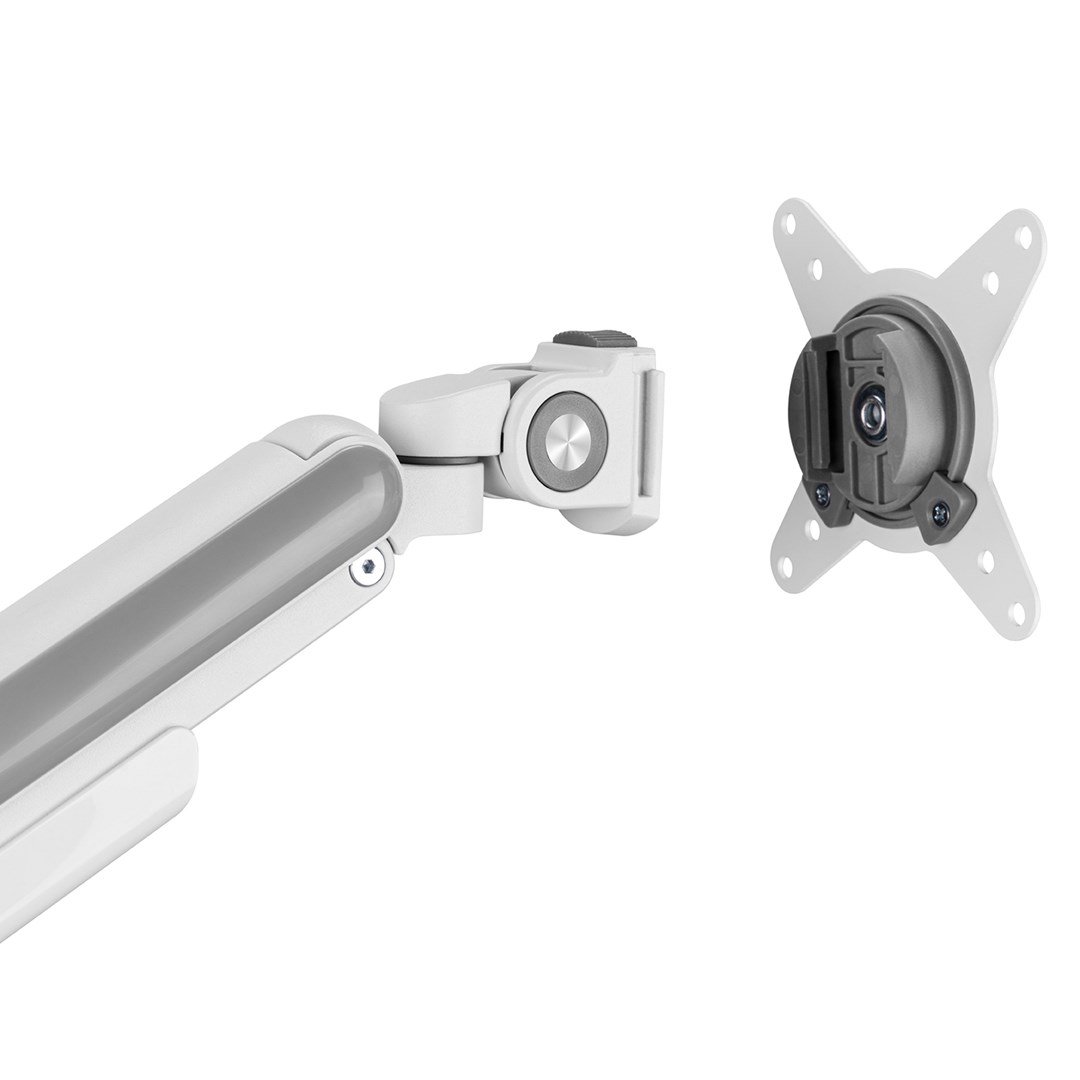 Ergo Office ER-751 Monitor Stand, 17-32", 9kg, White/Silver - Thumbnail 7