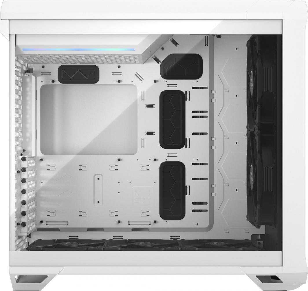 Fractal Design Torrent TG Clear Tint Case, White, Full Tower - Thumbnail 4