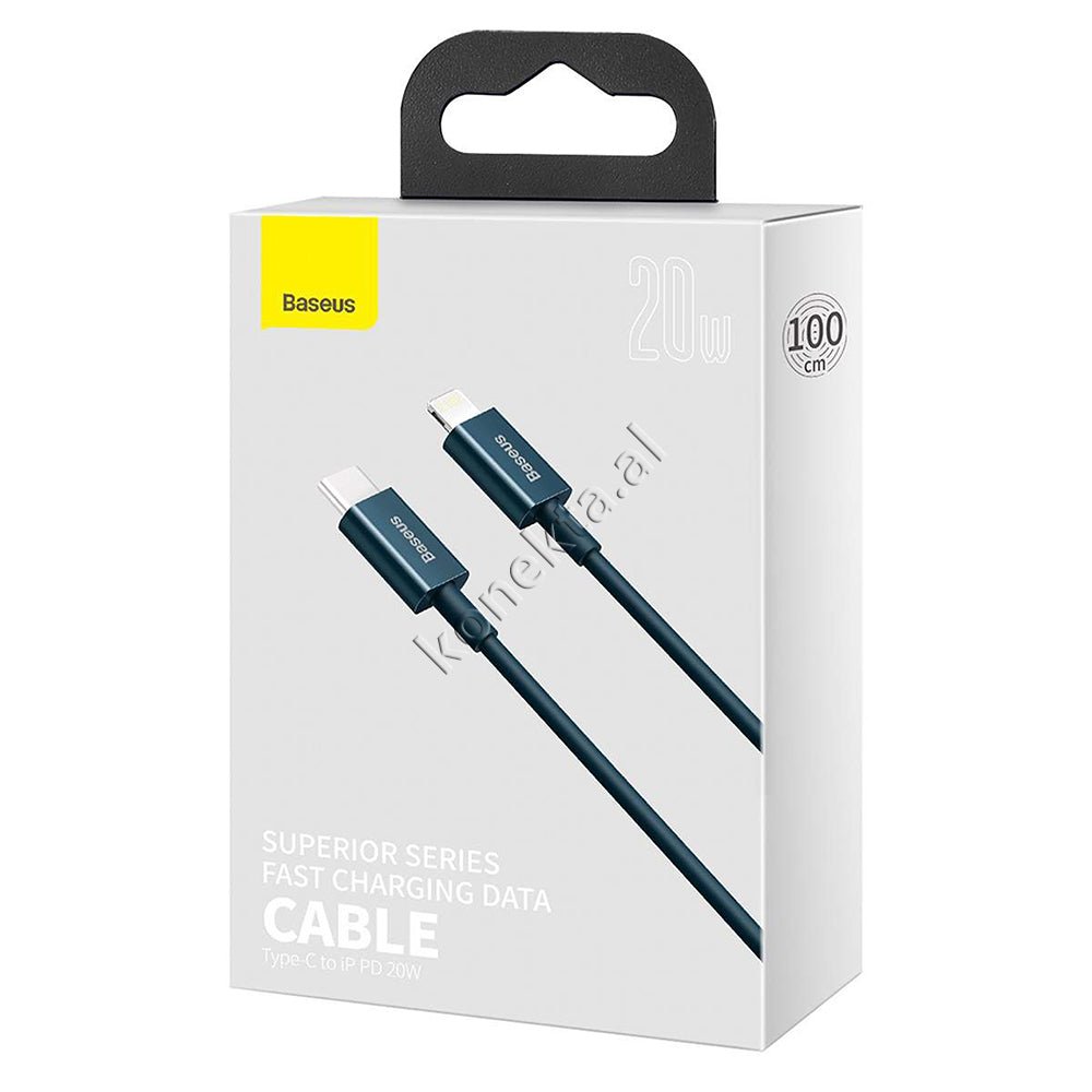 Baseus Lightning to Type-C Charging Cable, 20W, 1m - Thumbnail 2