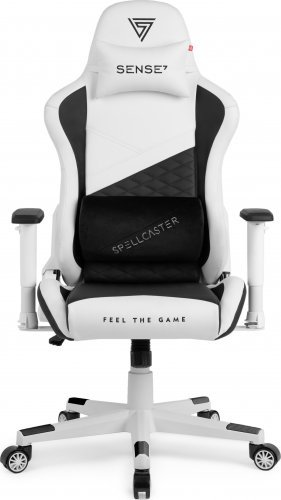 SENSE7 Spellcaster Senshi Edition Gaming Chair, White - Thumbnail 2