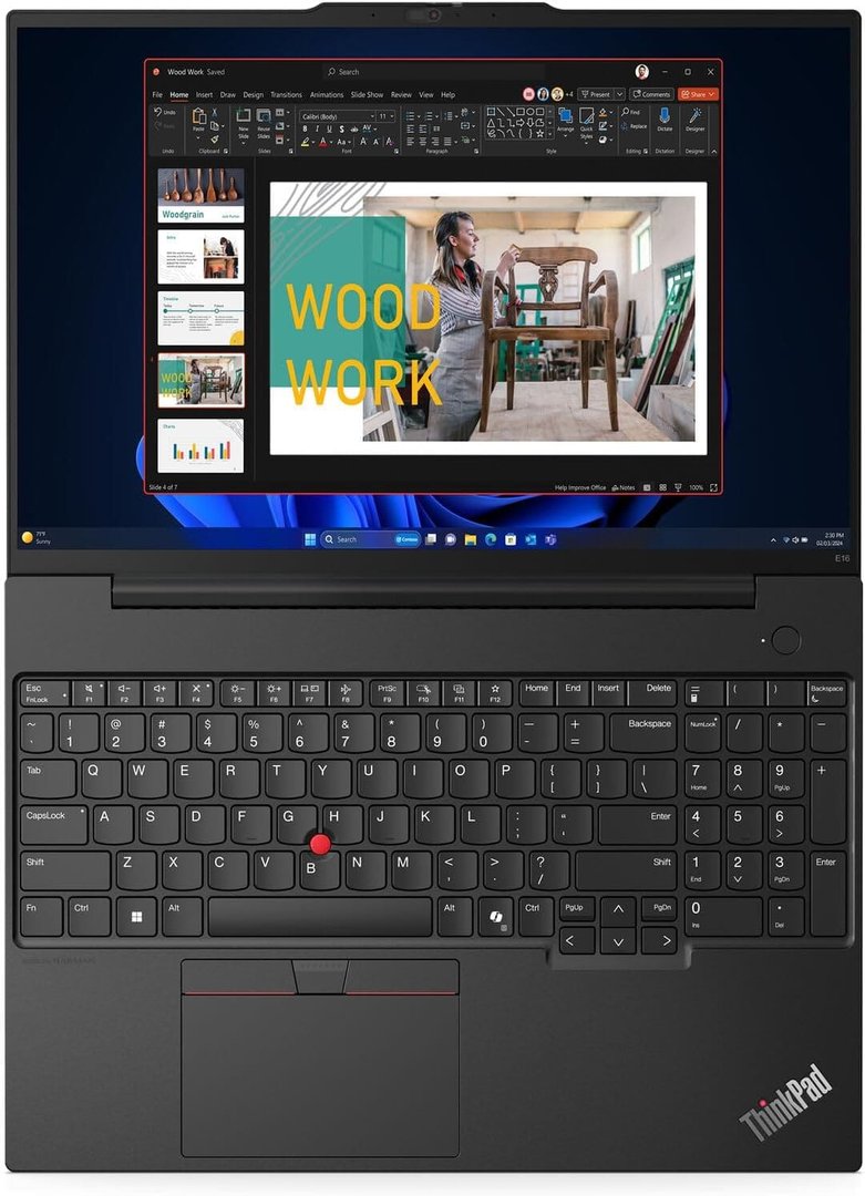 Lenovo ThinkPad E16 G1 Laptop, 16 Inch, 16 GB RAM, 512 GB SSD - Thumbnail 3
