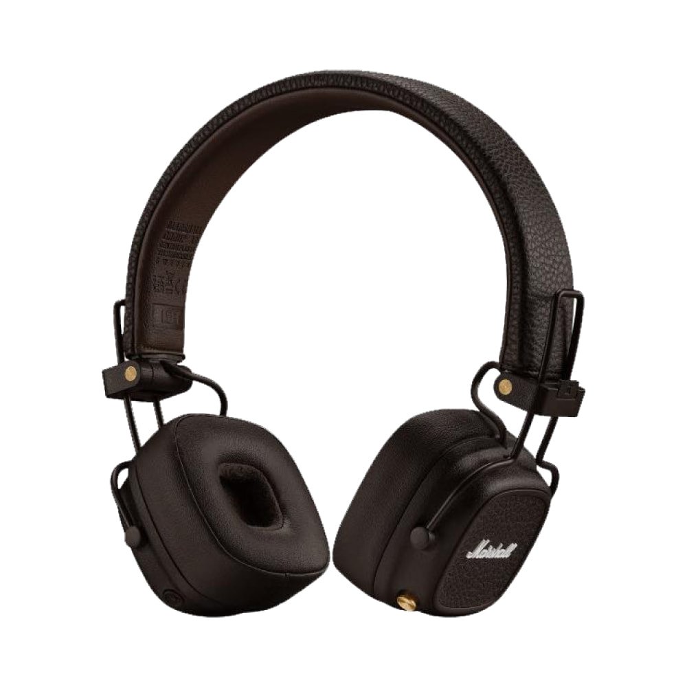 Marshall Major V Wireless On-Ear Headphones, Brown - Image 1