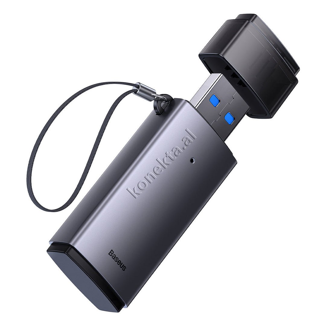 Baseus USB Adapter, Gray - Thumbnail 7