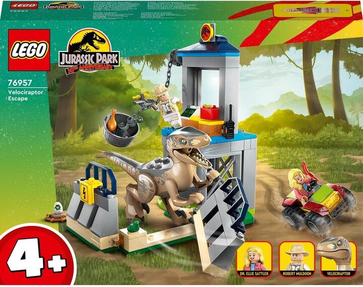 LEGO Jurassic World 76957 Velociraptor Escape Set, 137 pjesë - Thumbnail 6