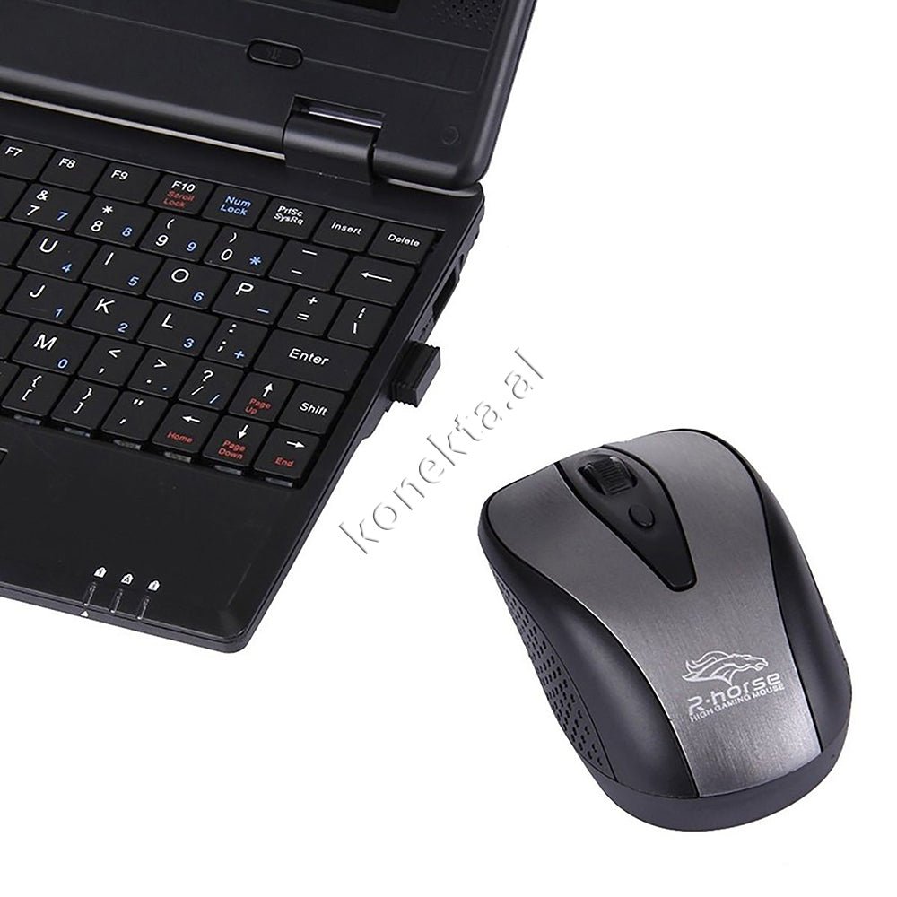 tjetertjeter Maus Wireless Mouse, Black / Gray - Thumbnail 4