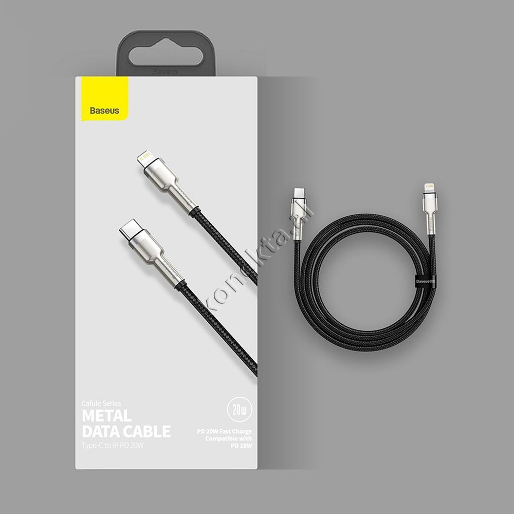 Baseus Cafule 20w Cable, 2m, Type-C to Lightning - Thumbnail 2