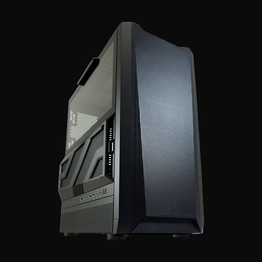 LC-900B-ON Midi-ATX Case, Black - Thumbnail 9