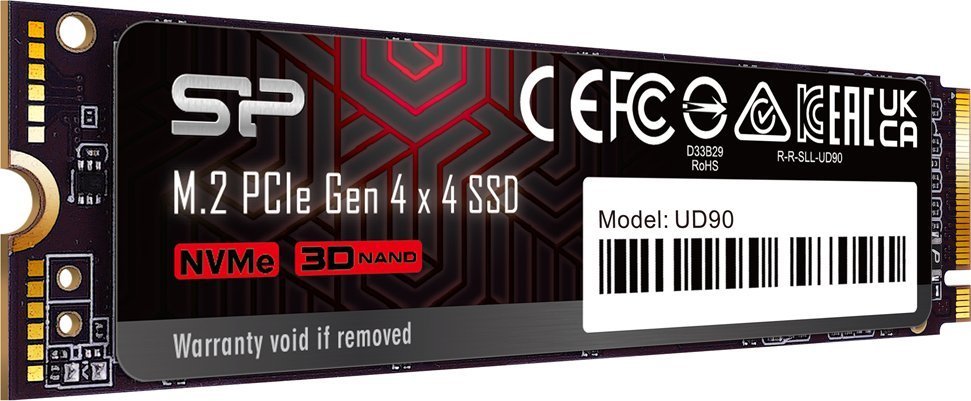 Silicon Power UD90 SSD, 4TB, M.2 2280 PCI-E x4 Gen4 NVMe - Thumbnail 4