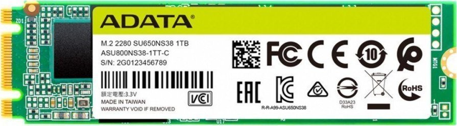 ADATA Ultimate SU650 SSD, 1TB, M.2 2280 SATA III - Image 1