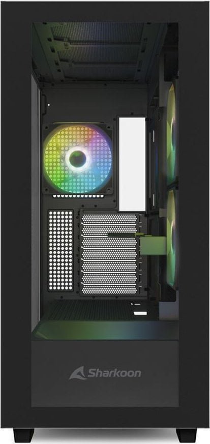Sharkoon Rebel C60 ARGB Case, Black, Full Tower - Thumbnail 2