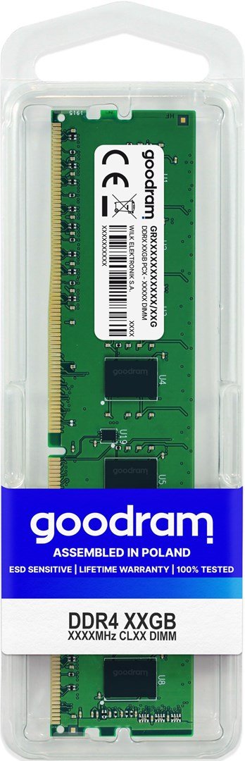 Goodram GR2666D464L19/16G RAM 16 GB DDR4 2666 MHz - Thumbnail 3